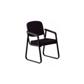 Silla para visitante gran confort con brazos y estructura trineo. IMRE-1095