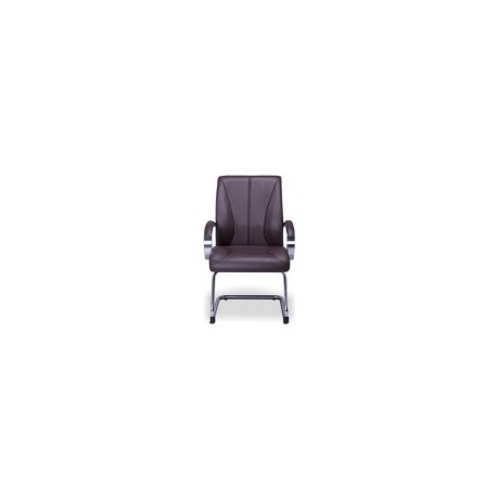 Sillón para visitante en piel/Simil Piel. IMRP-8005/CF